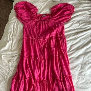 Shop Zoco Daymaker Dress in Fuschia